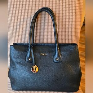 Furla Black Leather Women's Bag